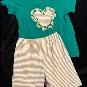 NEW animal kingdom smocked outfit